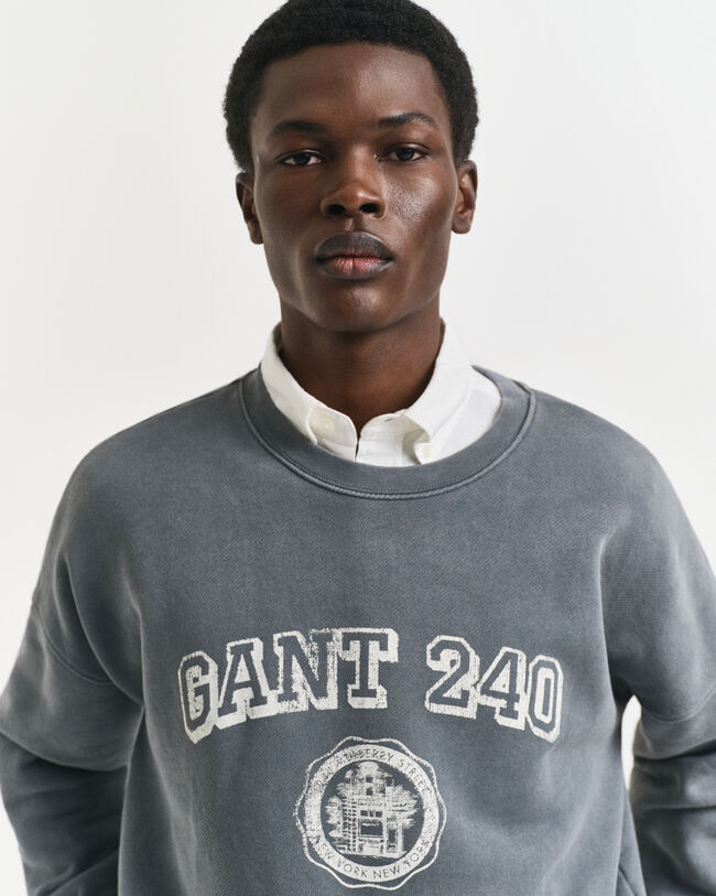 Sudadera de cuello redondo con gráfico