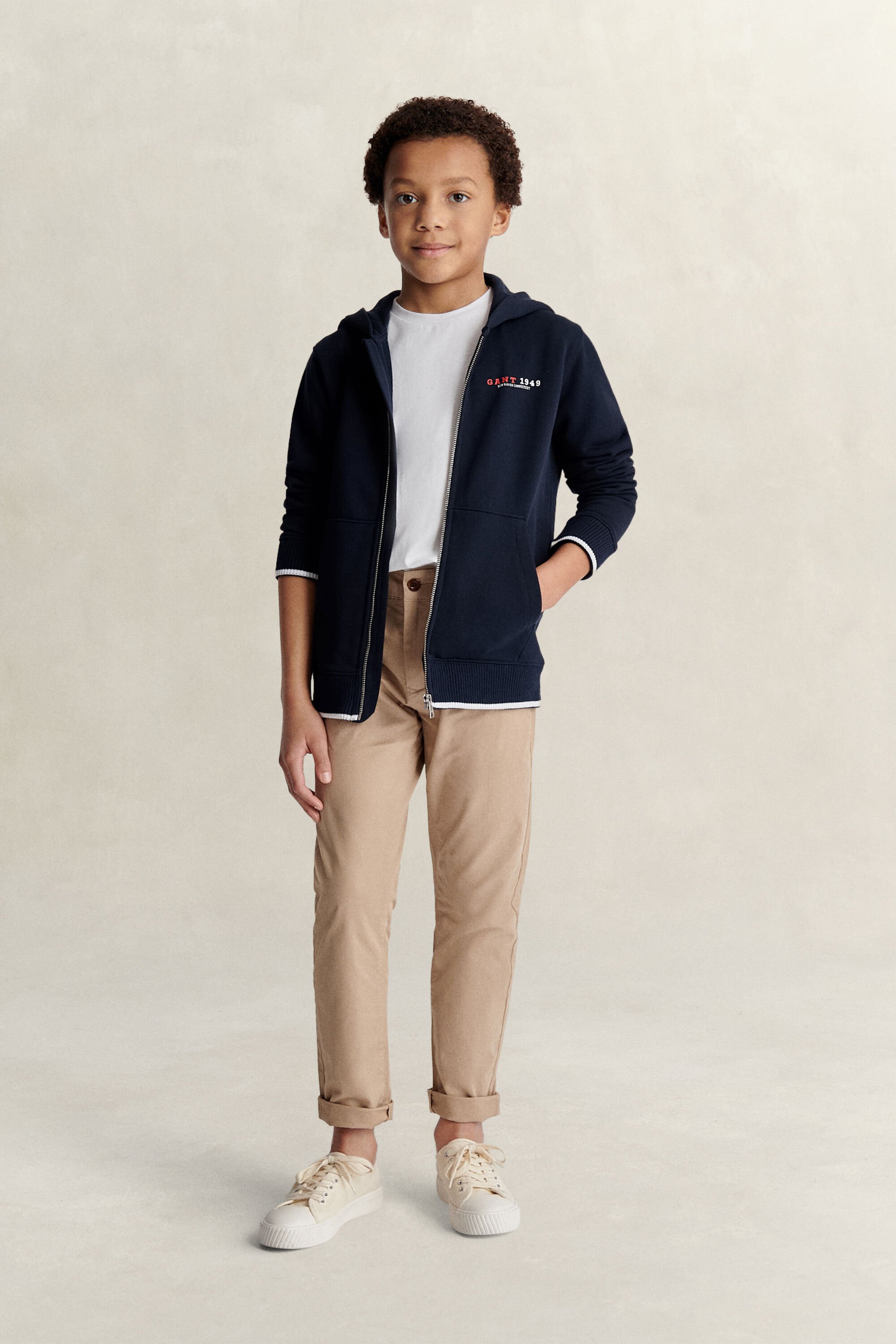 Sudadera con capucha y cremallera Graphic Teen Boys