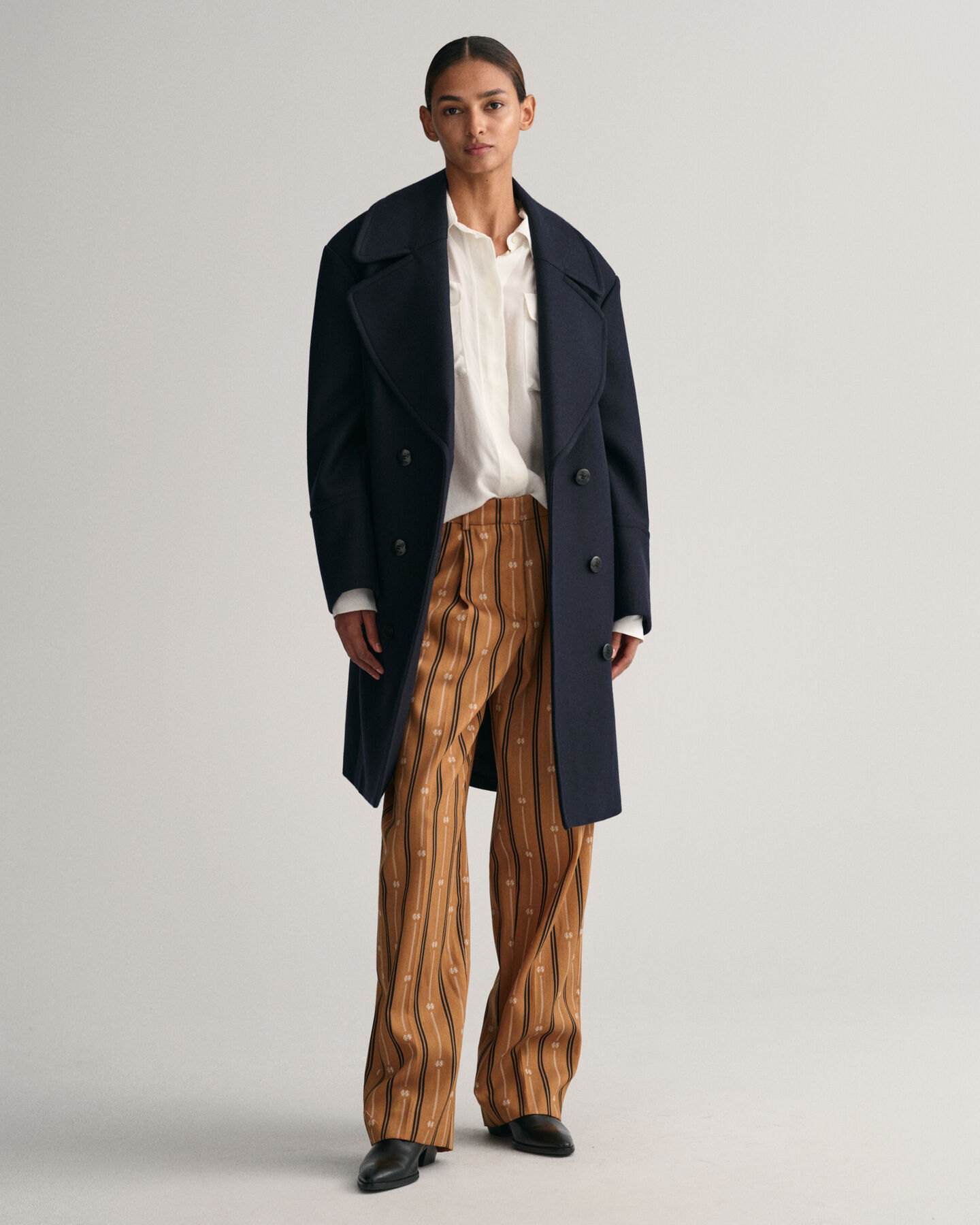 Pantalones Relaxed Fit Monogram a rayas