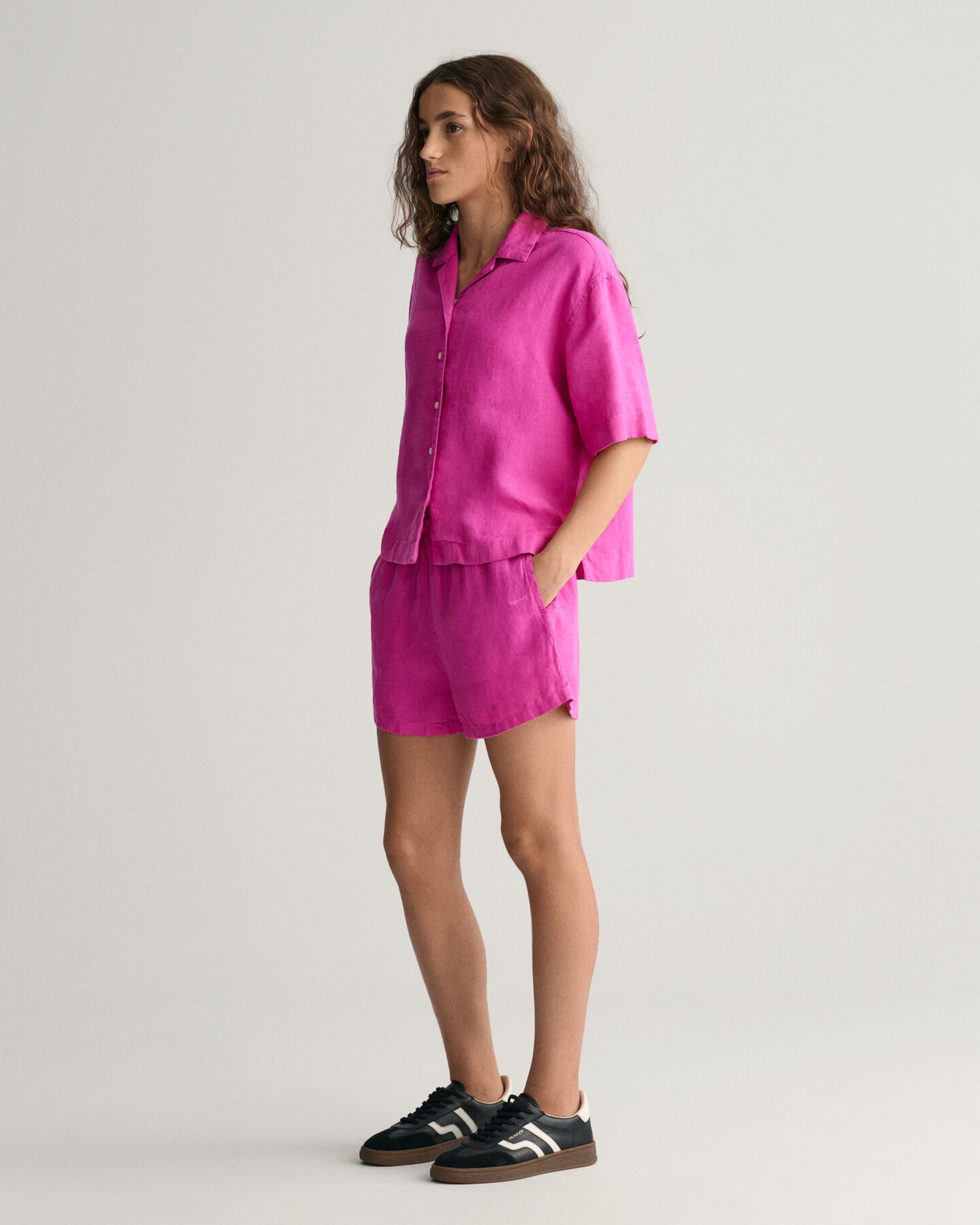 Pantalones cortos de lino Teen Girls