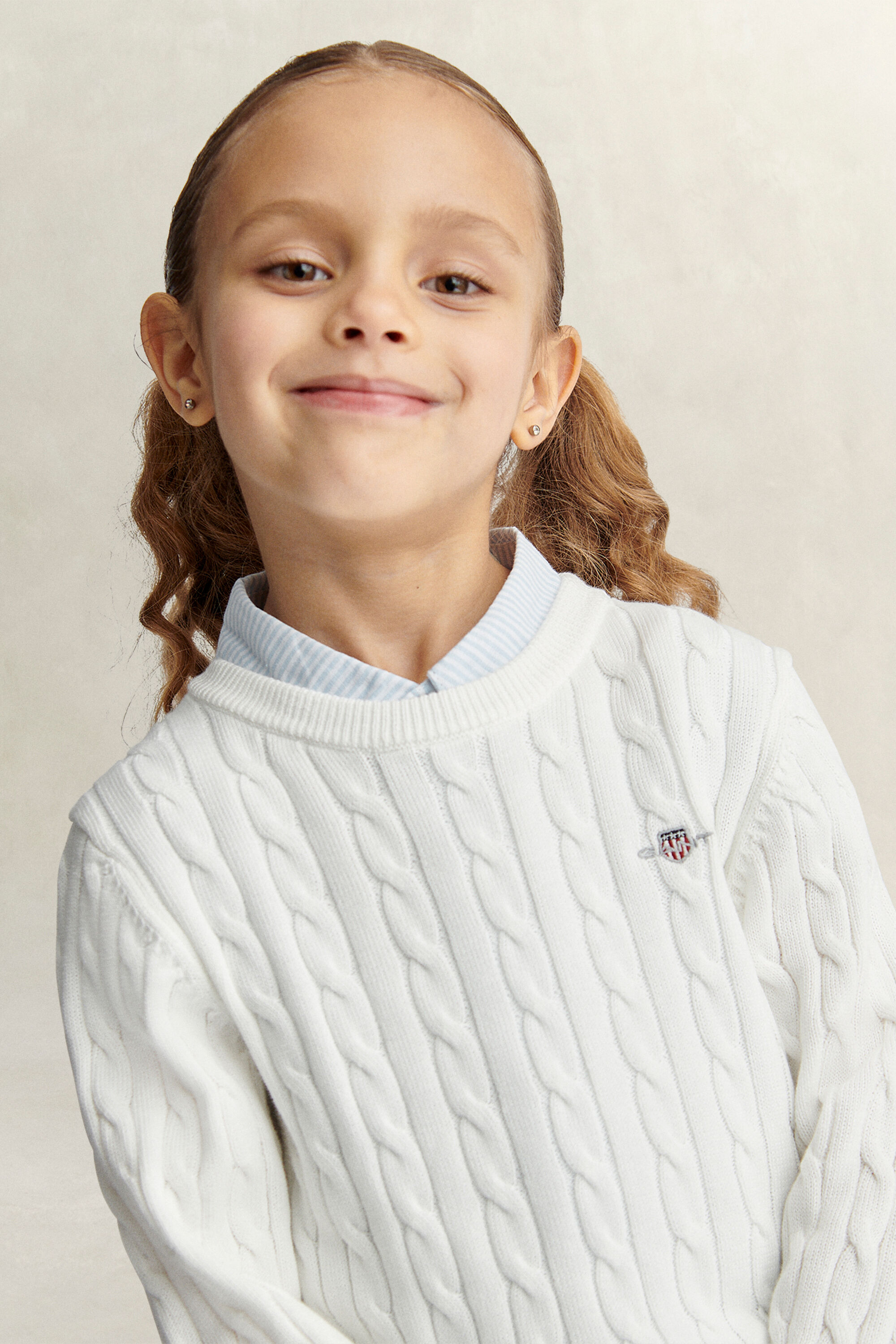 Jersey de punto de ochos Shield Girls