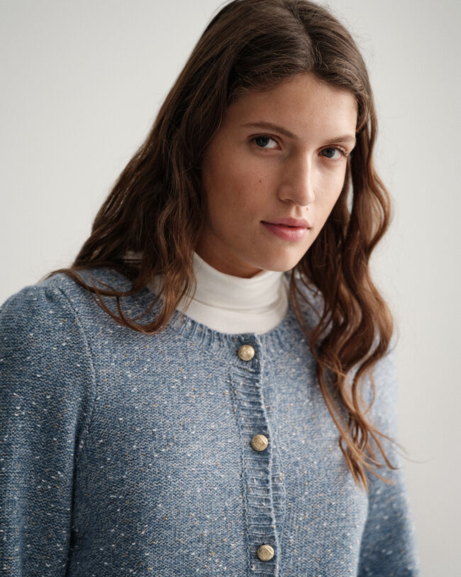 C&aacute;rdigan de cuello redondo Sparkling