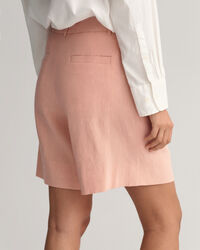 Pantalones cortos el&aacute;sticos de lino