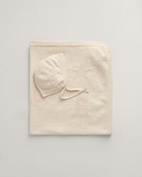 Set de regalo con manta y gorro Baby