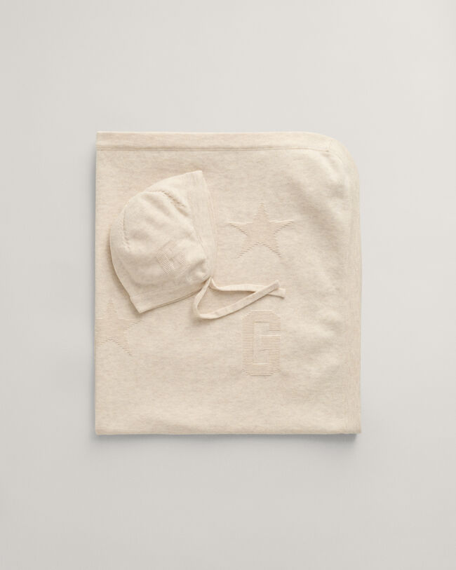 Set de regalo con manta y gorro Baby