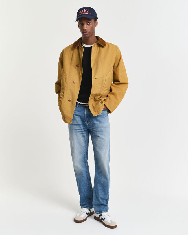 Jersey de cuello redondo en lana de oveja muy fina