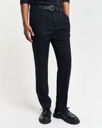 Pantalones de traje Slim Fit con diseño de espiga
