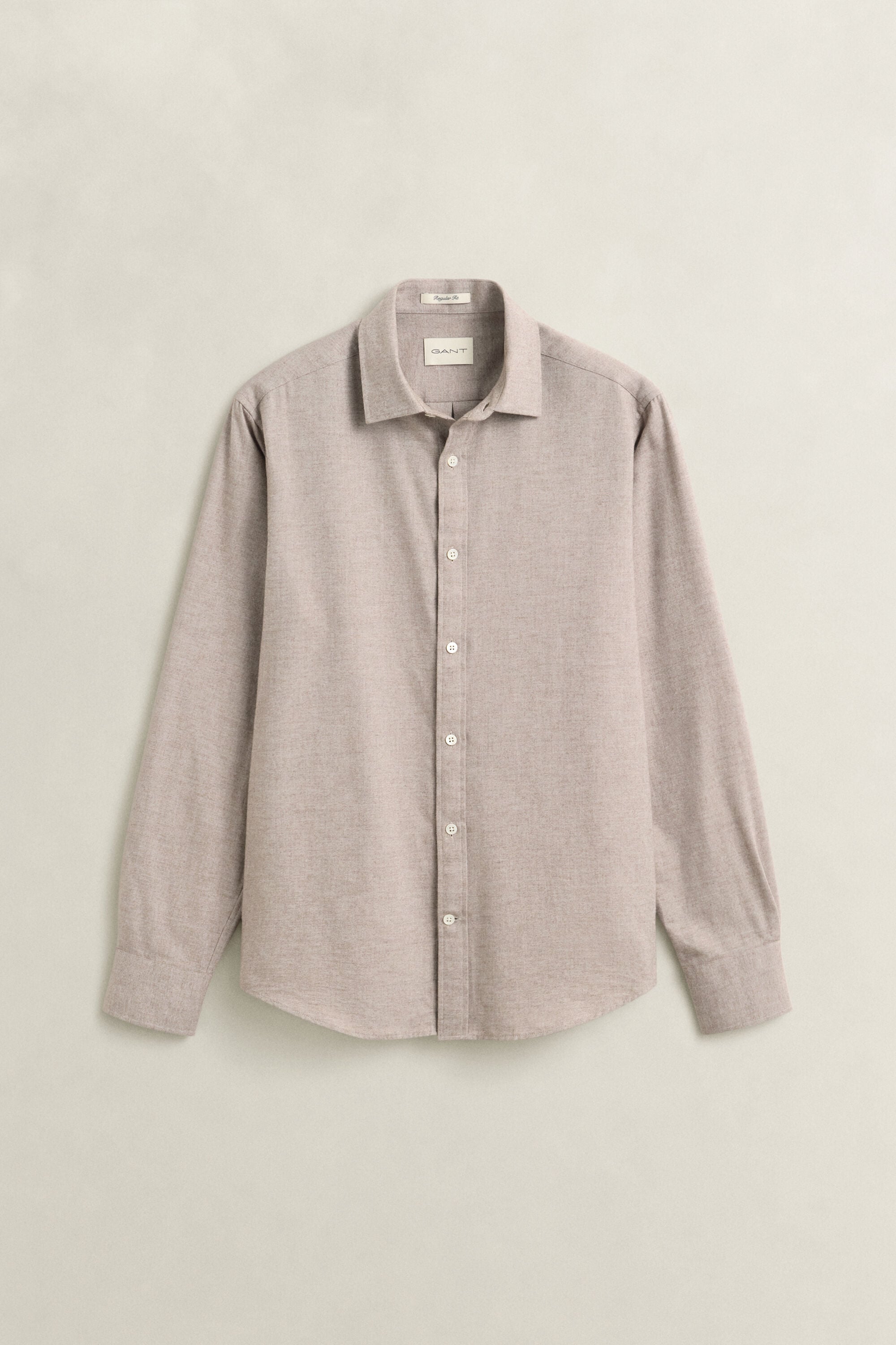 Camisa de franela jaspeada