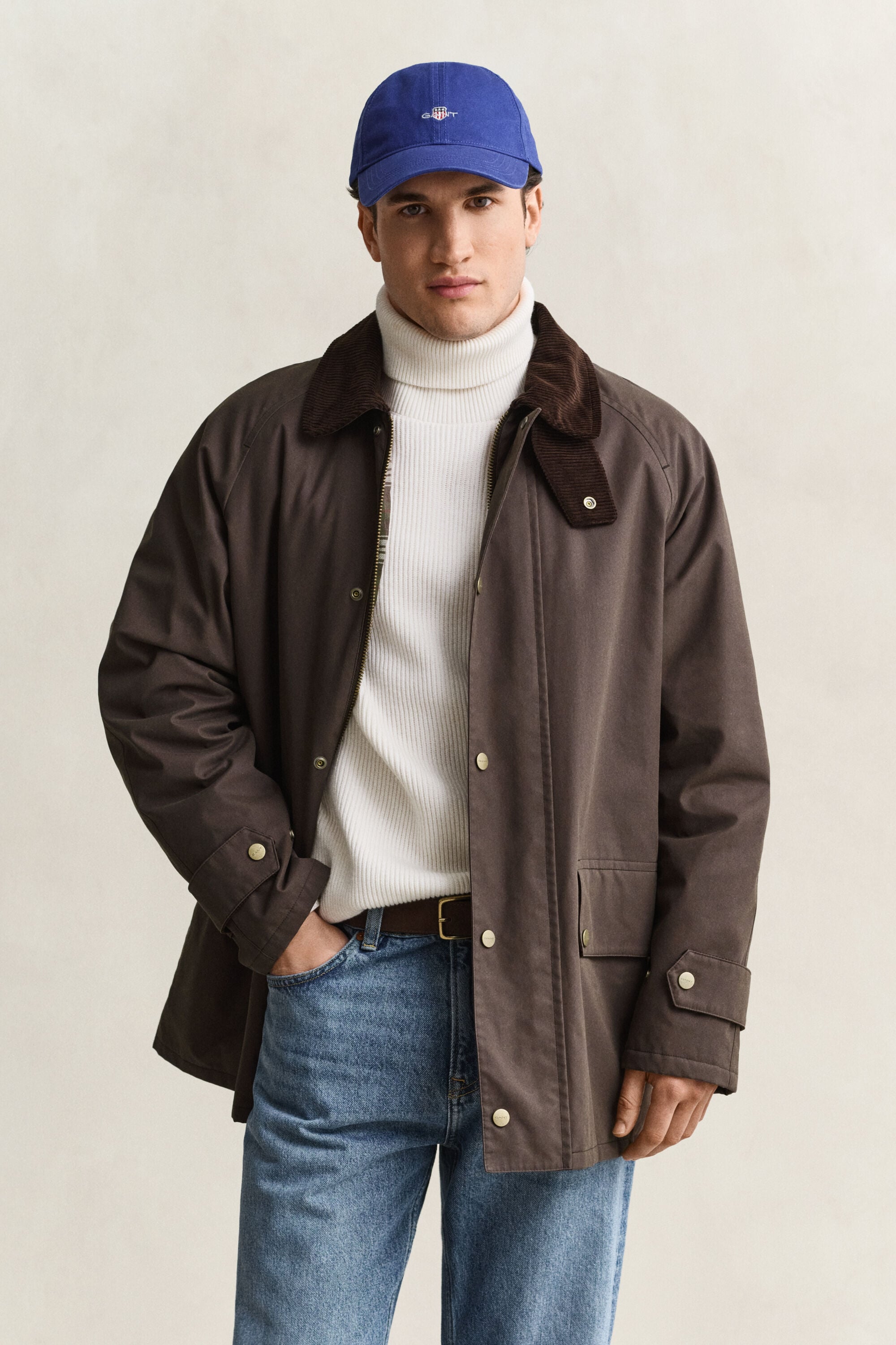 Chaqueta rústica encerada