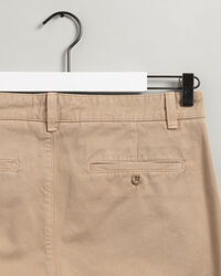 Pantalones chinos de sarga de algodón con pernera ancha