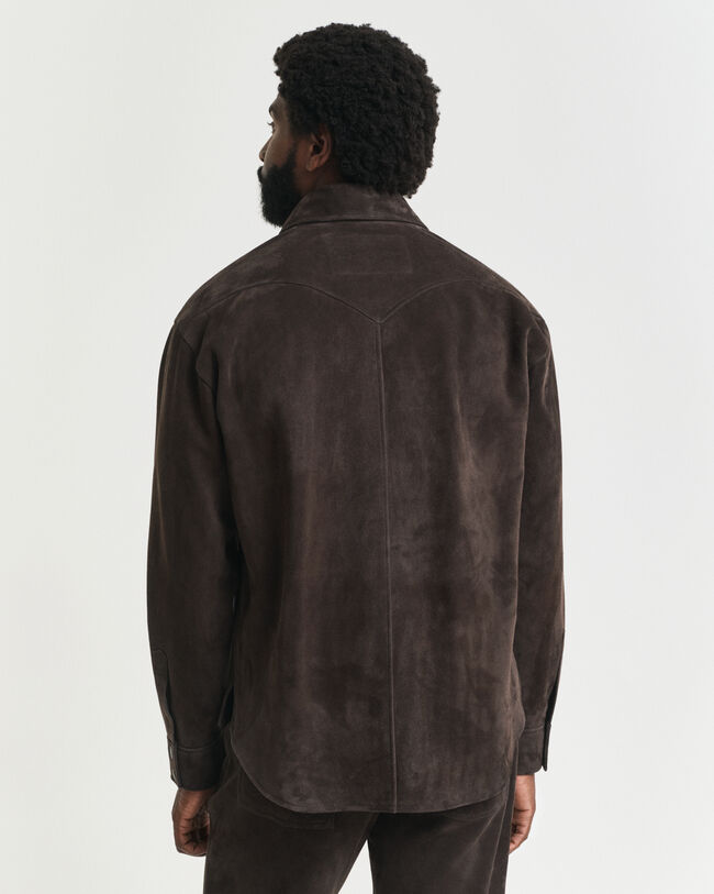 Camisa Relaxed Fit de ante Rodeo