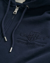 Sudadera con capucha y cremallera Tonal Shield
