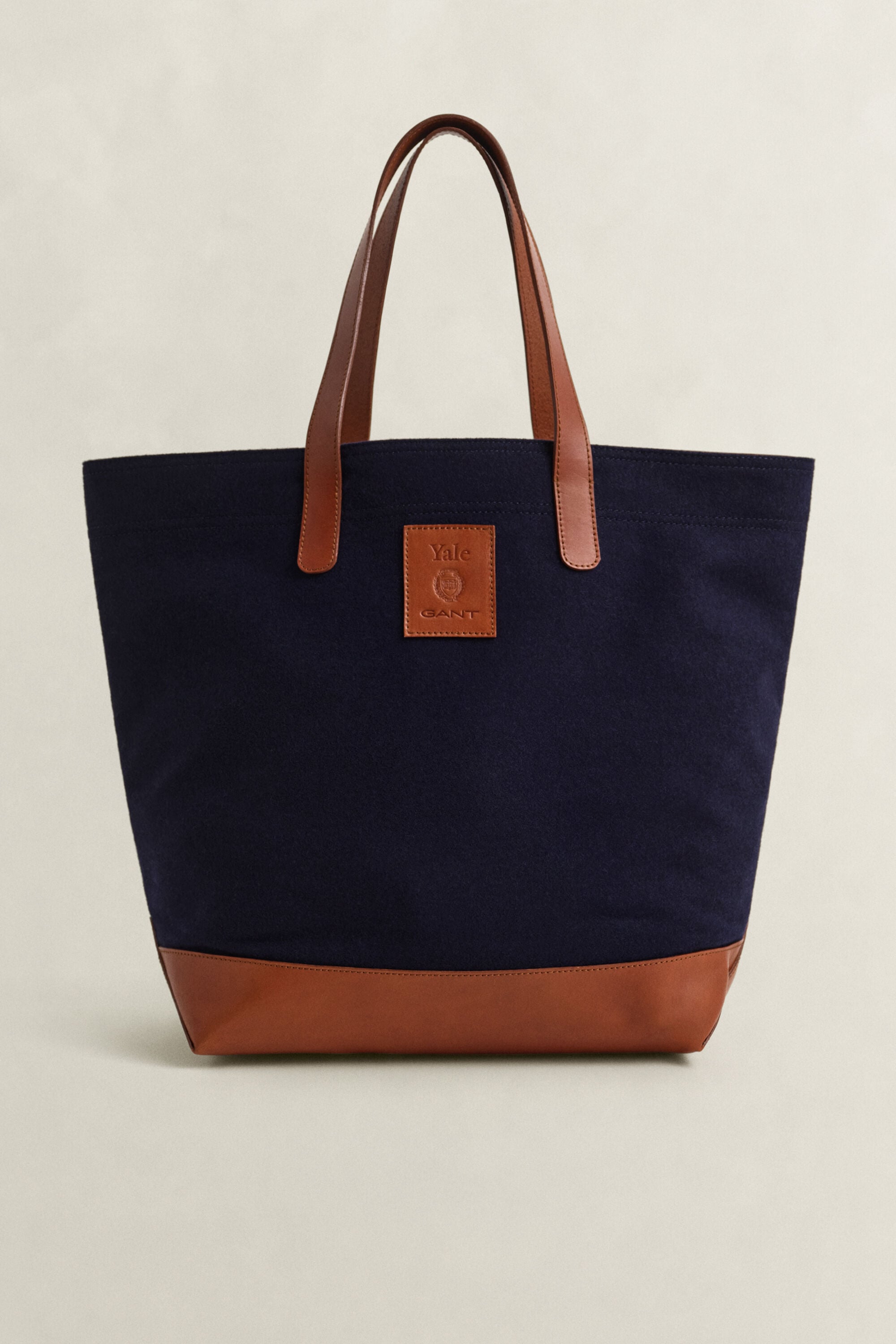 Bolso tote de lana melton Gant x Yale