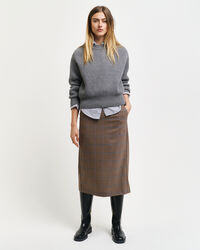 Falda de tubo a cuadros