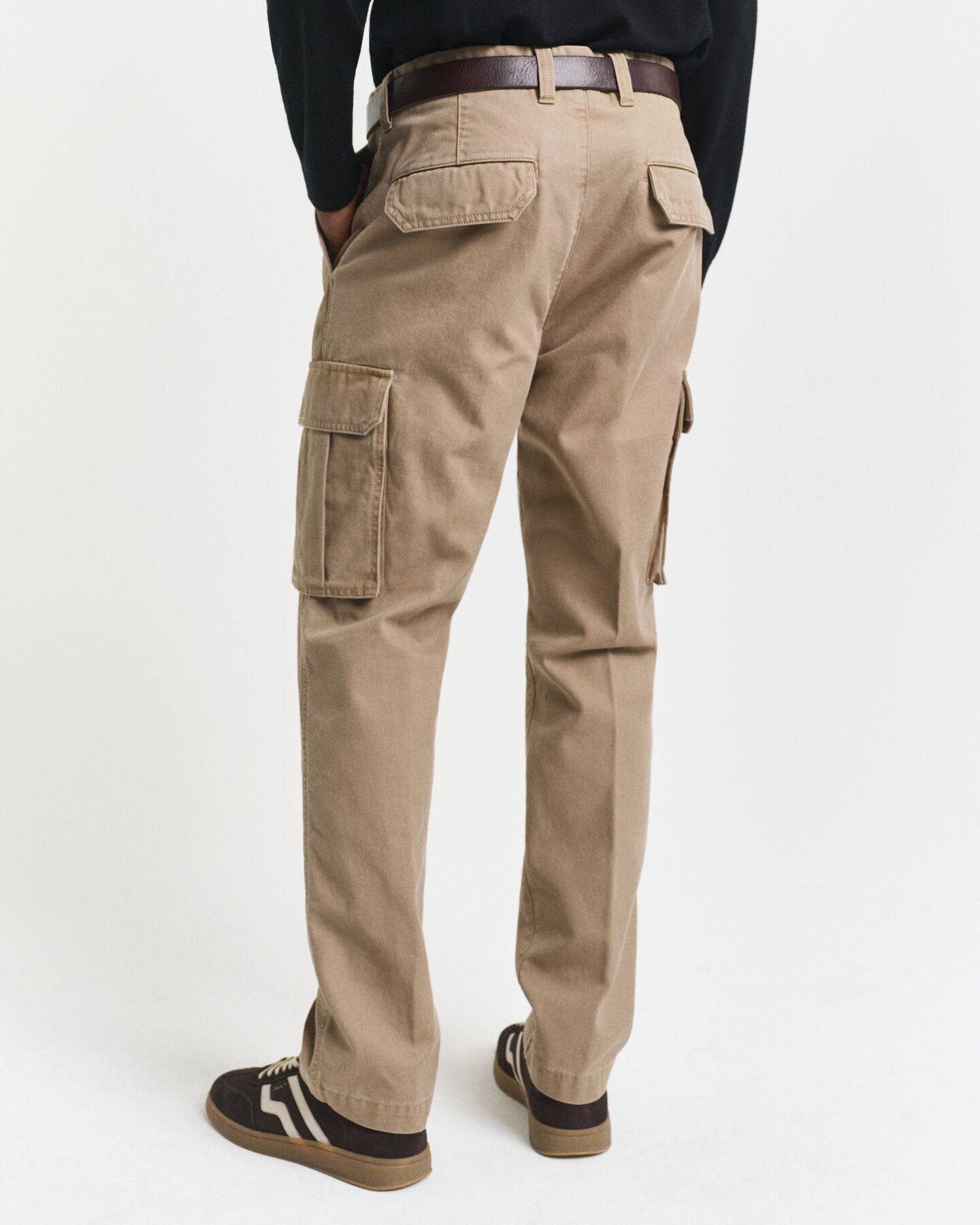 Pantalones cargo Regular Fit de sarga de algodón