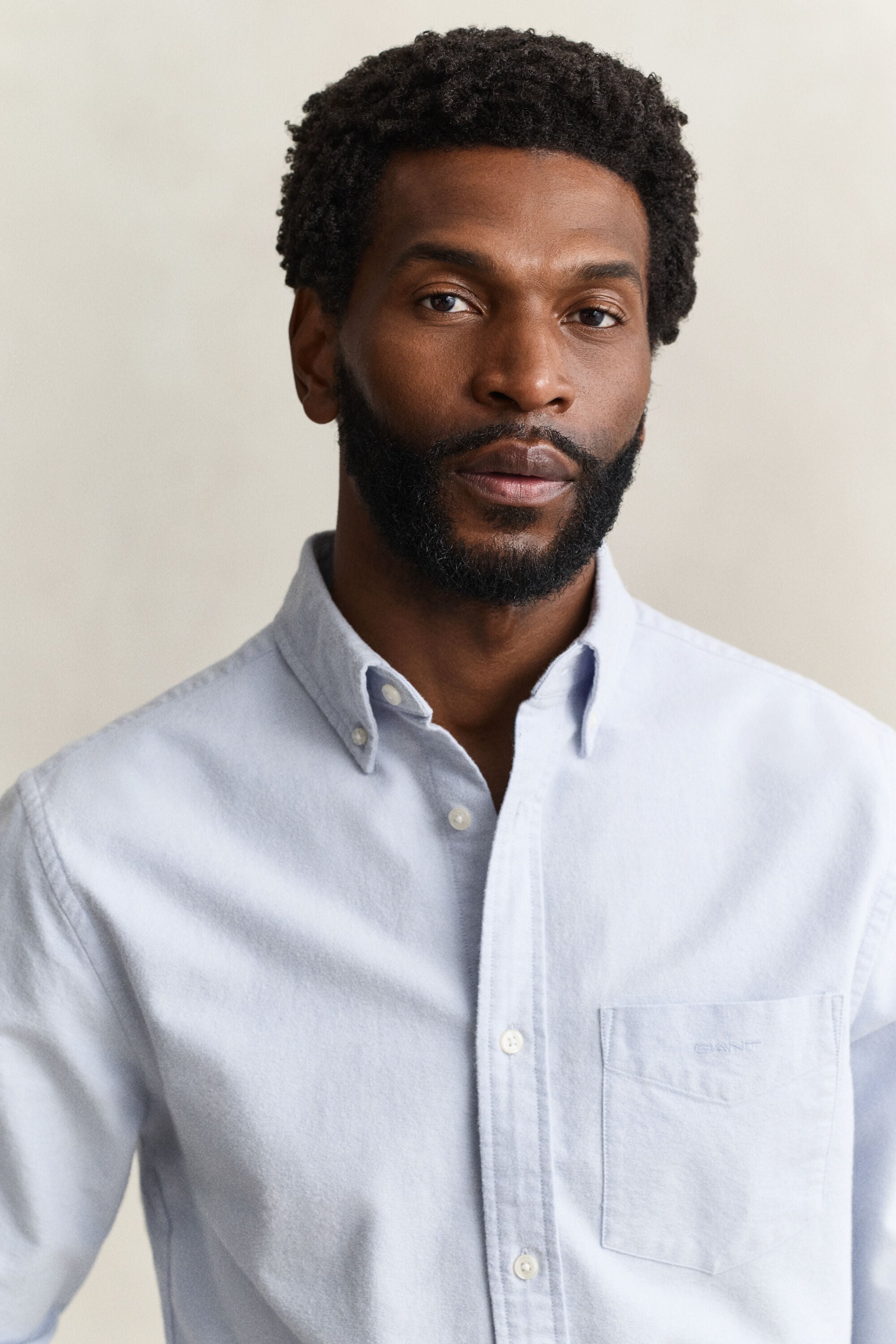 Camisa Oxford perchada