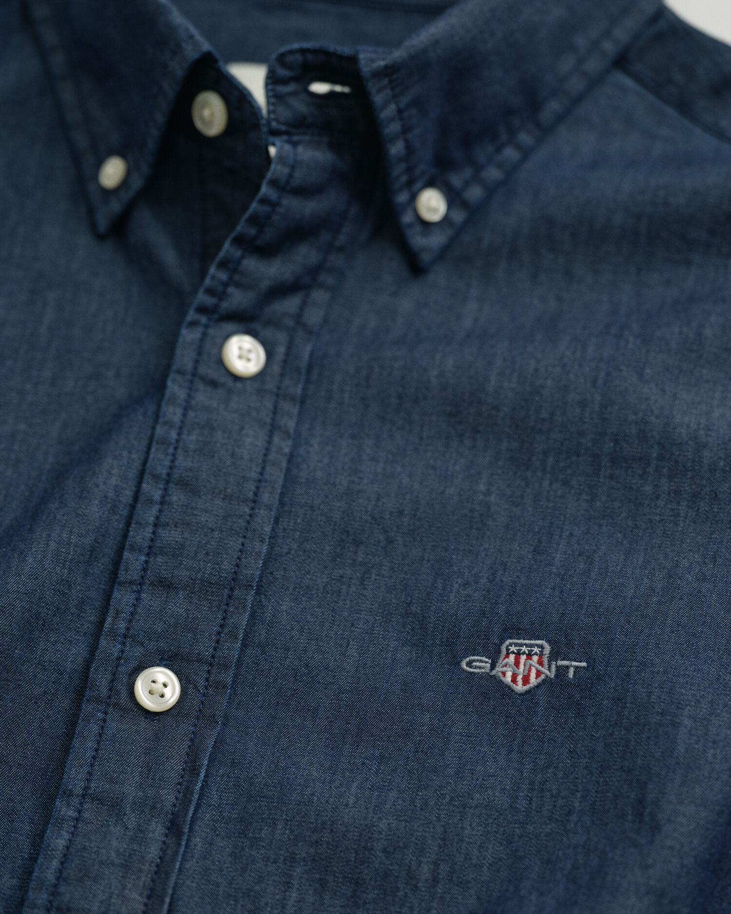 Camisa Slim Fit añil