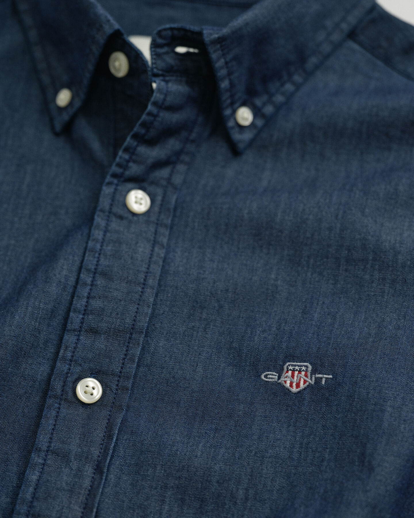 Camisa Slim Fit añil