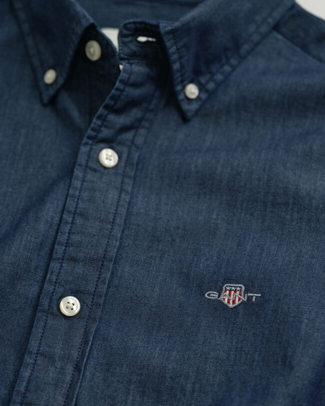 Camisa Slim Fit añil