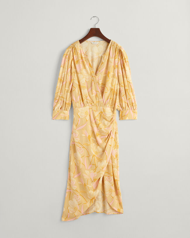 Vestido cruzado Regular Fit Magnolia Print