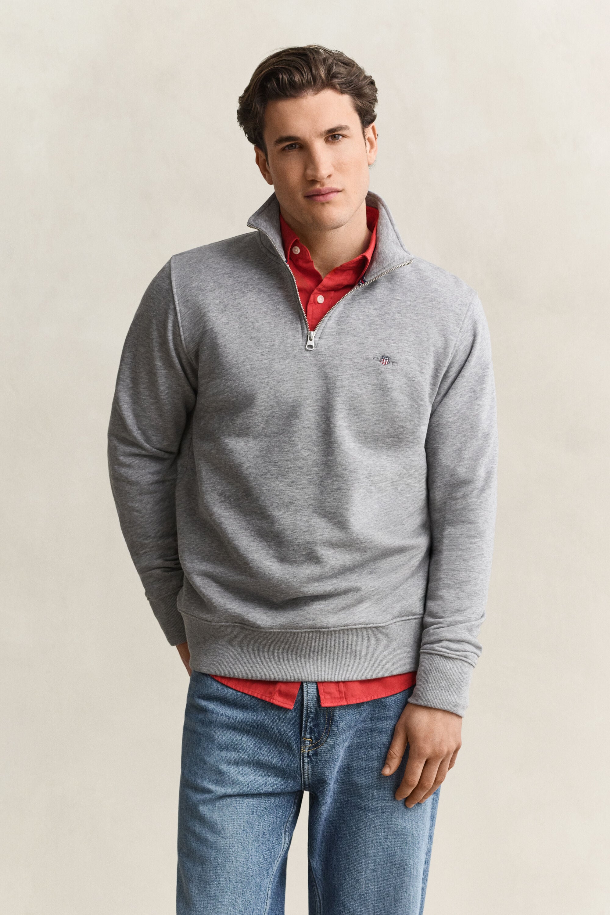 Sudadera Shield con media cremallera