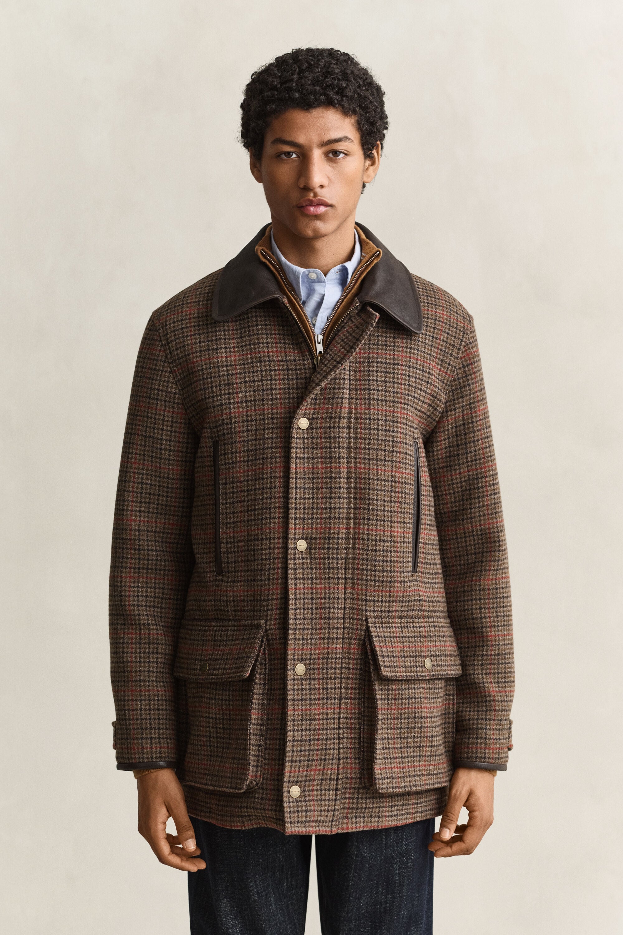 Chaqueta Decker de tweed británico
