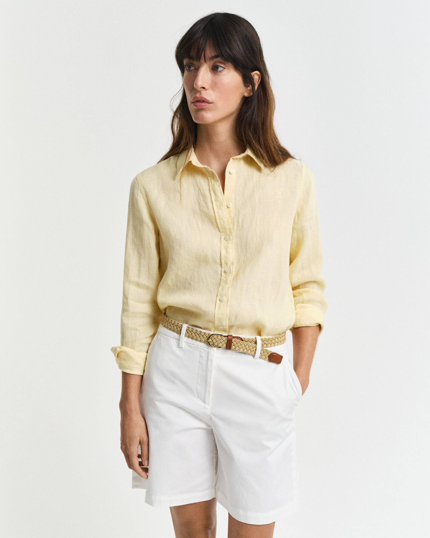 Camisa Regular Fit de lino