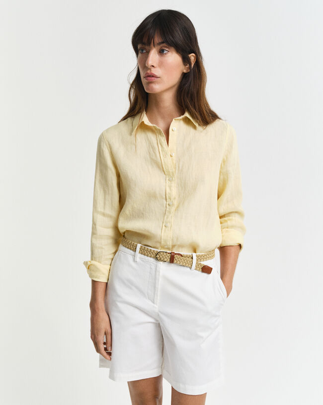 Camisa Regular Fit de lino