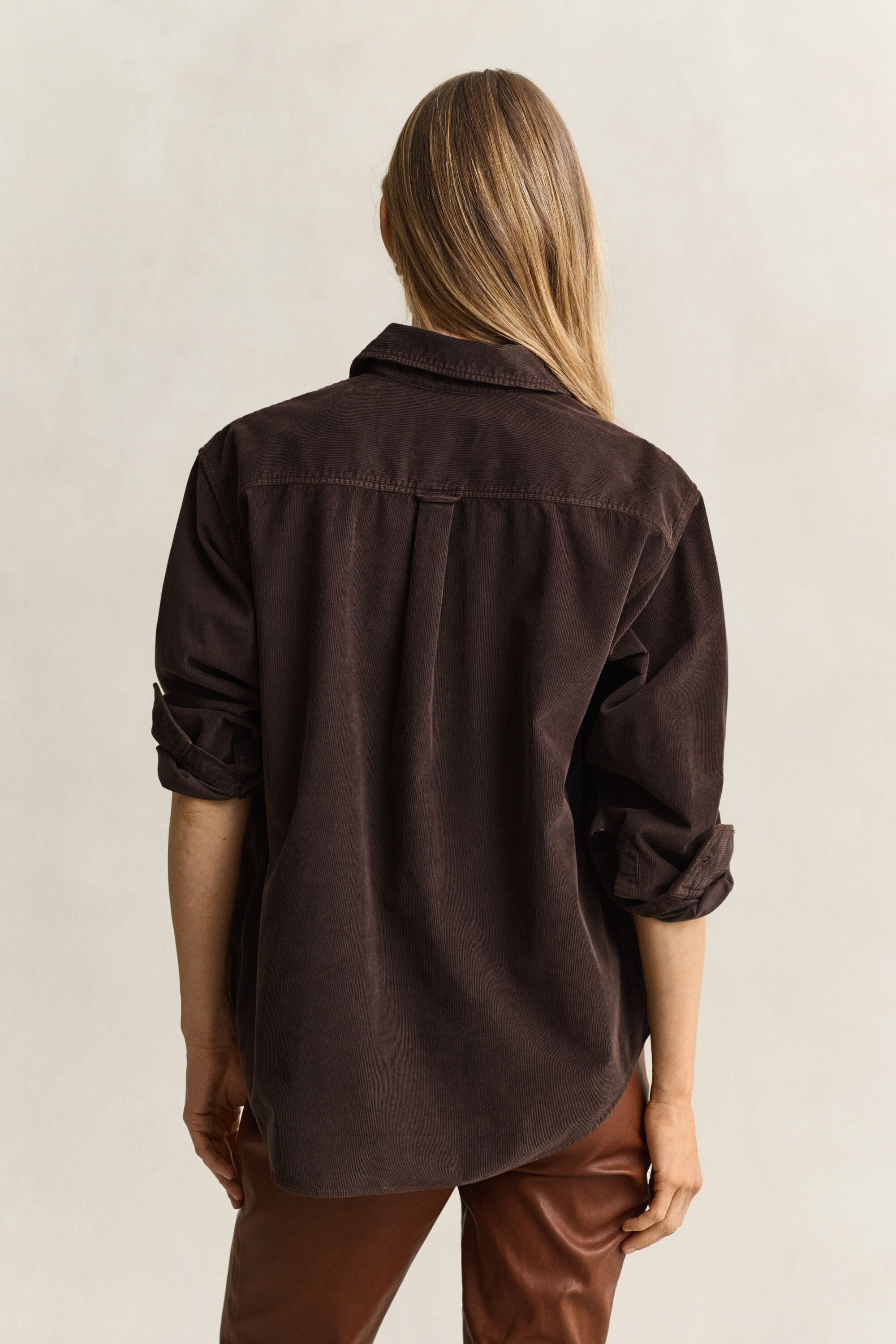 Camisa Relaxed Fit de pana