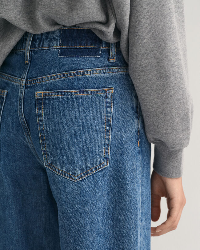 Vaqueros holgados de pernera recta