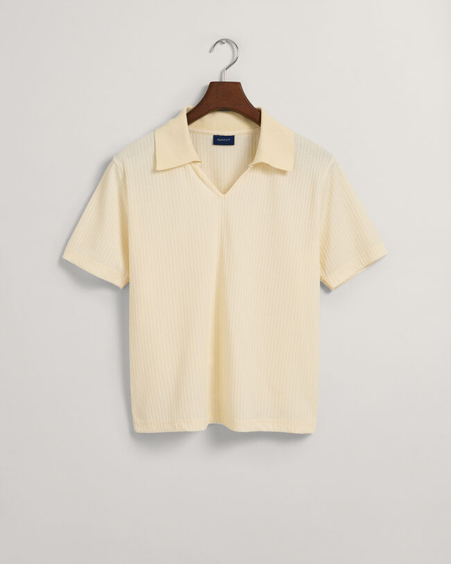 Polo de piqu&eacute; de inspiraci&oacute;n setentera