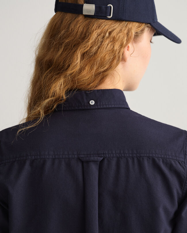 Camisa Oxford Regular Fit te&ntilde;ida en prenda