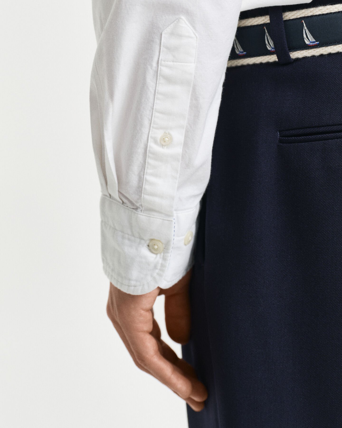 Camisa Oxford Slim Fit elástica