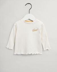 Camiseta de manga larga Script Baby Girl
