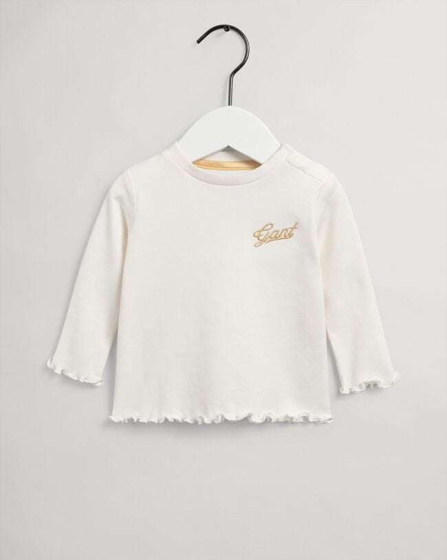 Camiseta de manga larga Script Baby Girl
