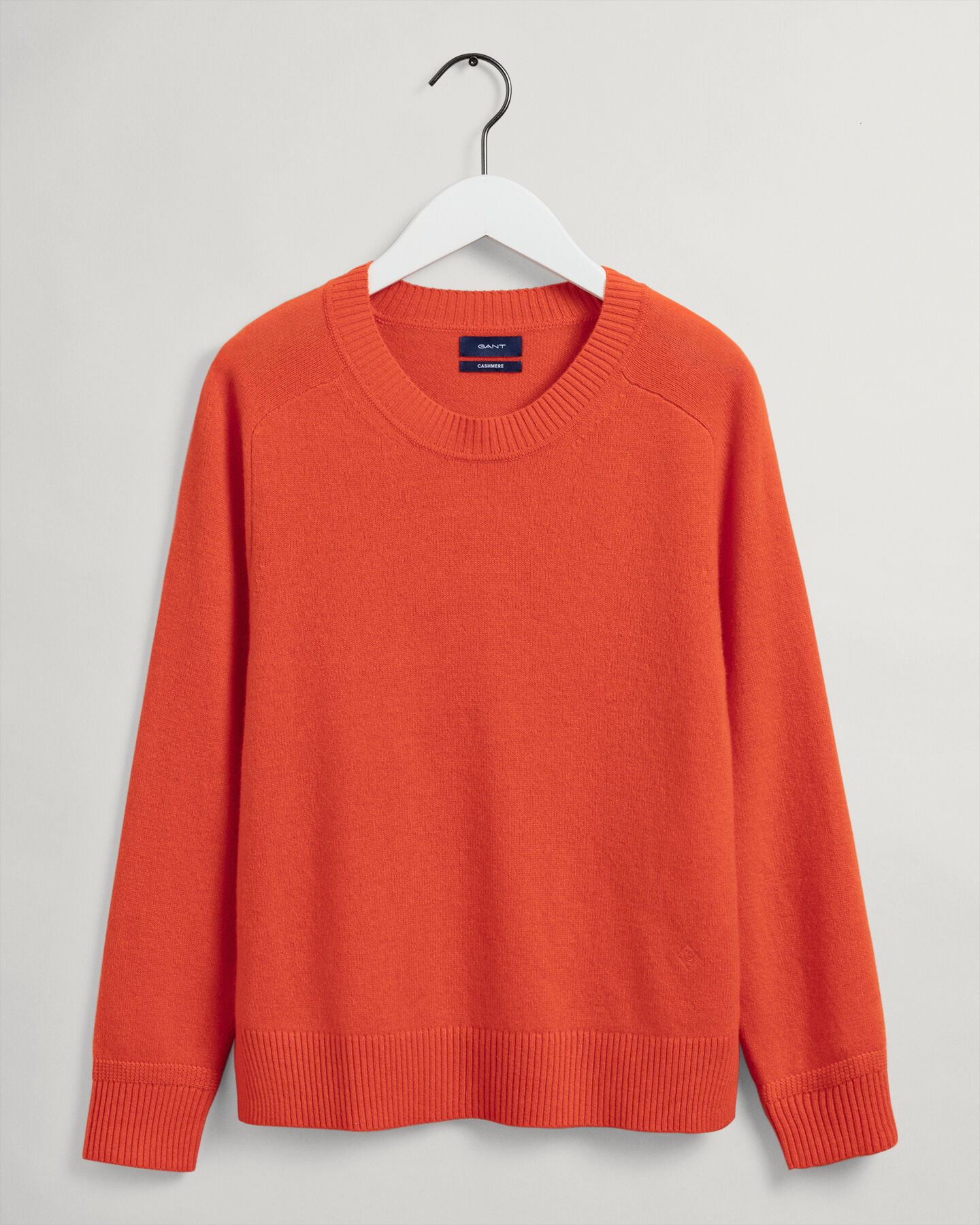 Jersey de cuello redondo en cachemir