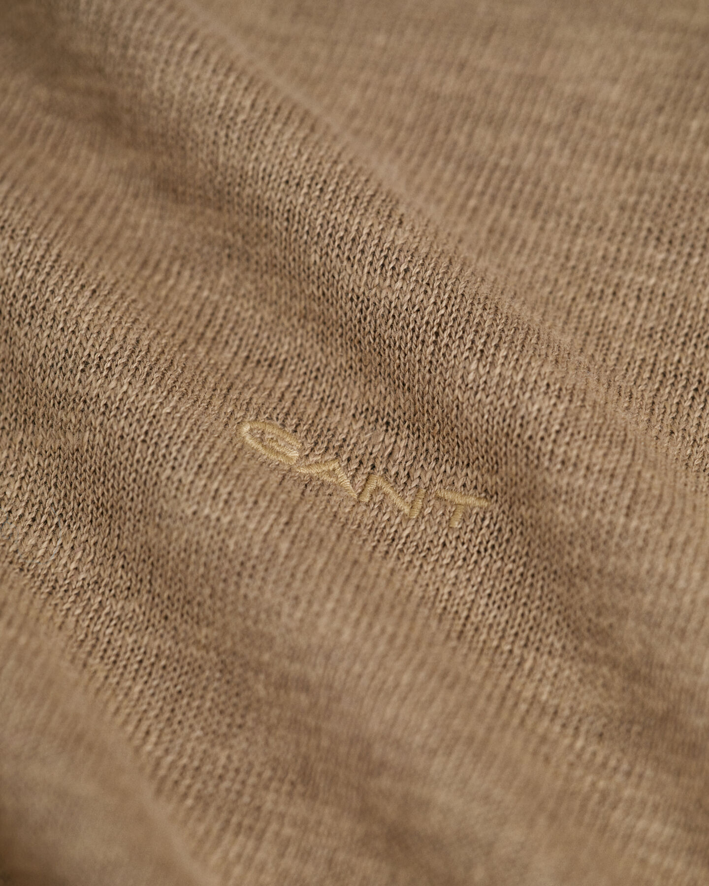 Camiseta de punto de algod&oacute;n y lino