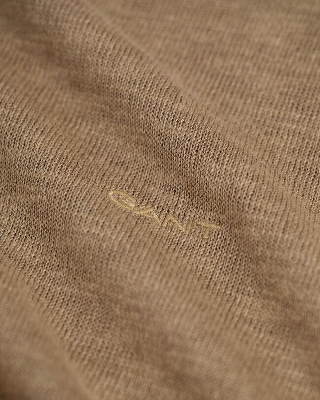 Camiseta de punto de algod&oacute;n y lino