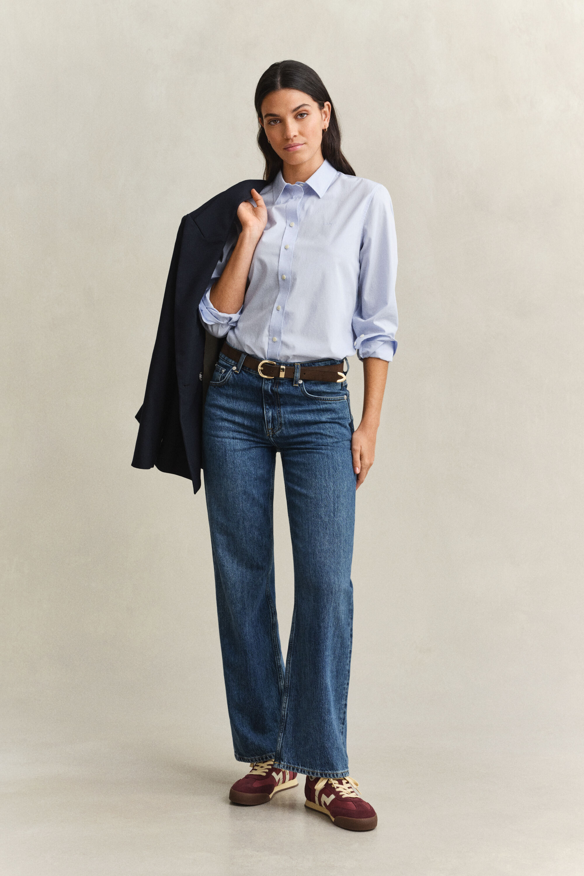 Camisa Regular Fit clásica de popelina