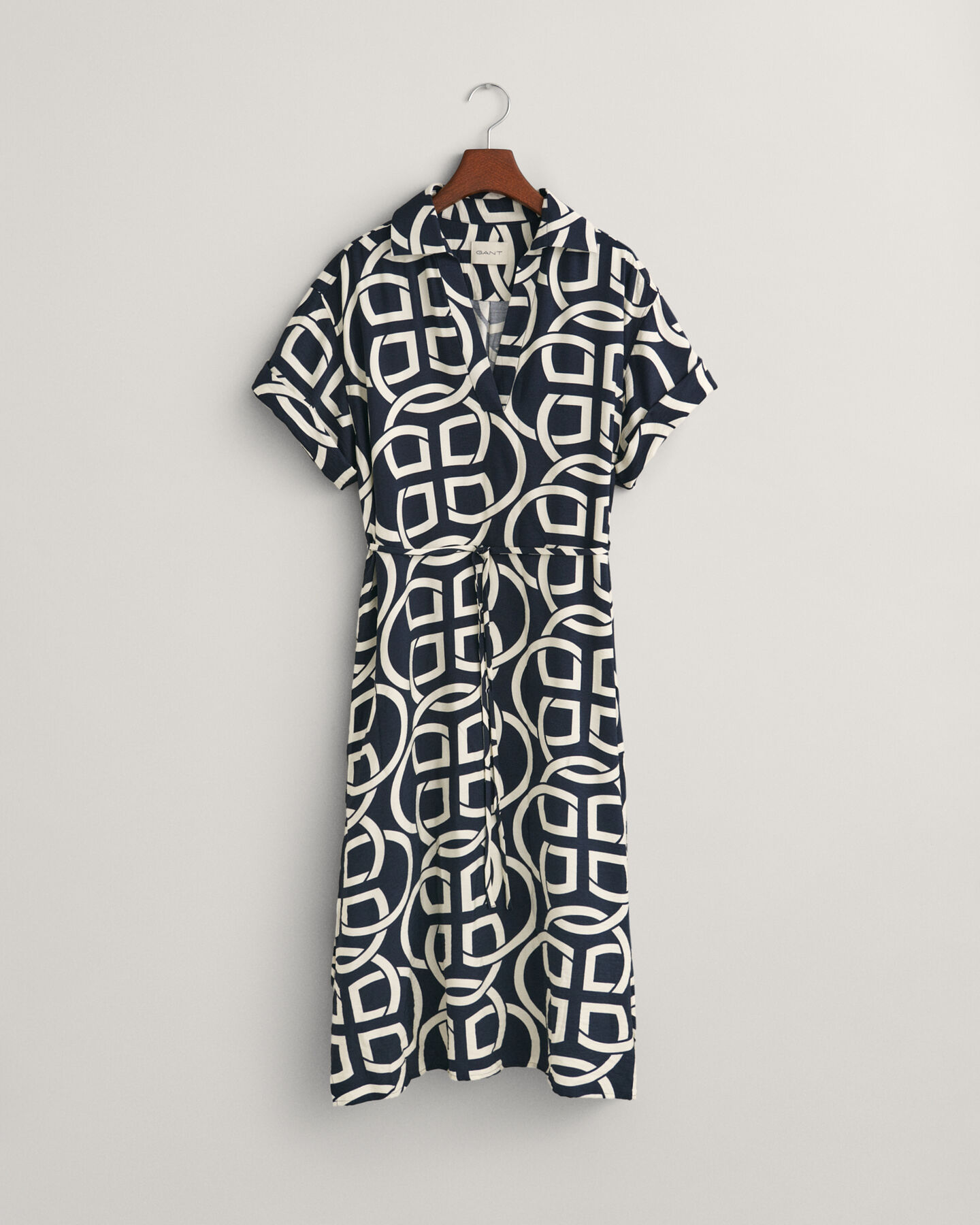 Caftán de manga corta con estampado Monogram