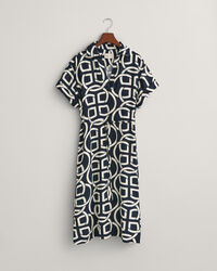 Caftán de manga corta con estampado Monogram