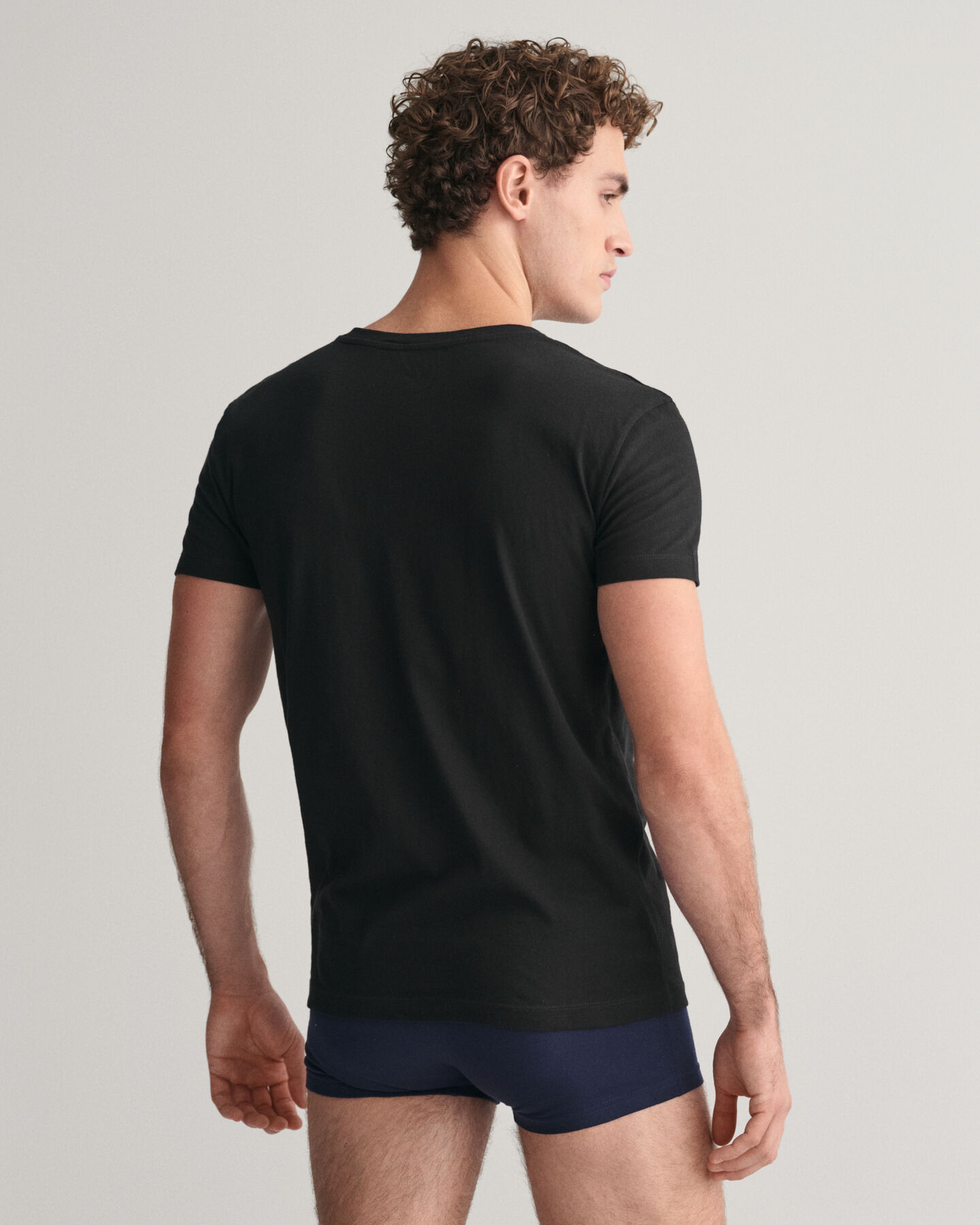 Paquete de dos camisetas de cuello de pico