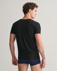 Paquete de dos camisetas de cuello de pico