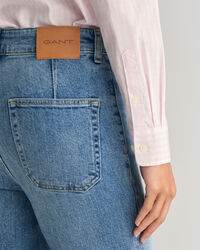 Camisa Regular Fit de popelina a cuadros Vichy