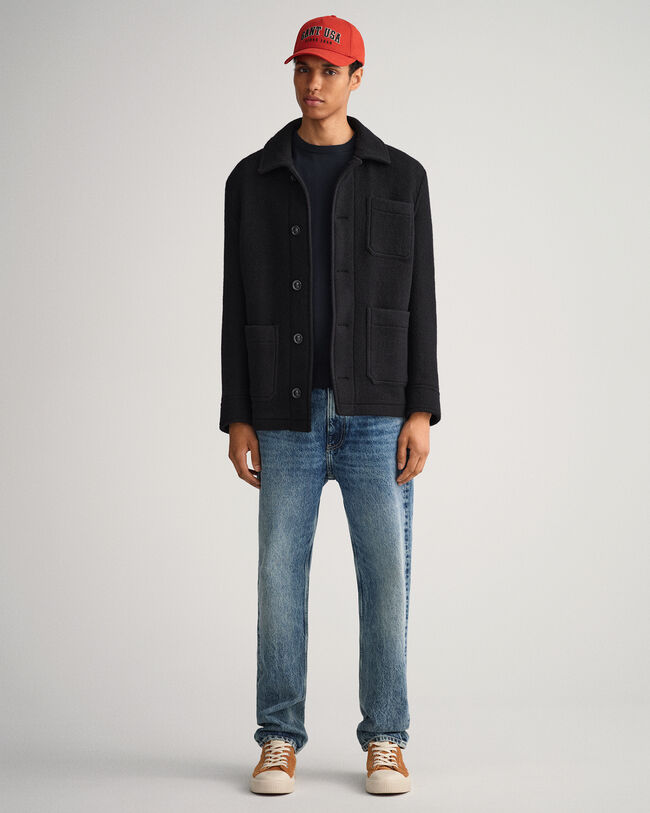 Jersey de cuello redondo de algodón Classic