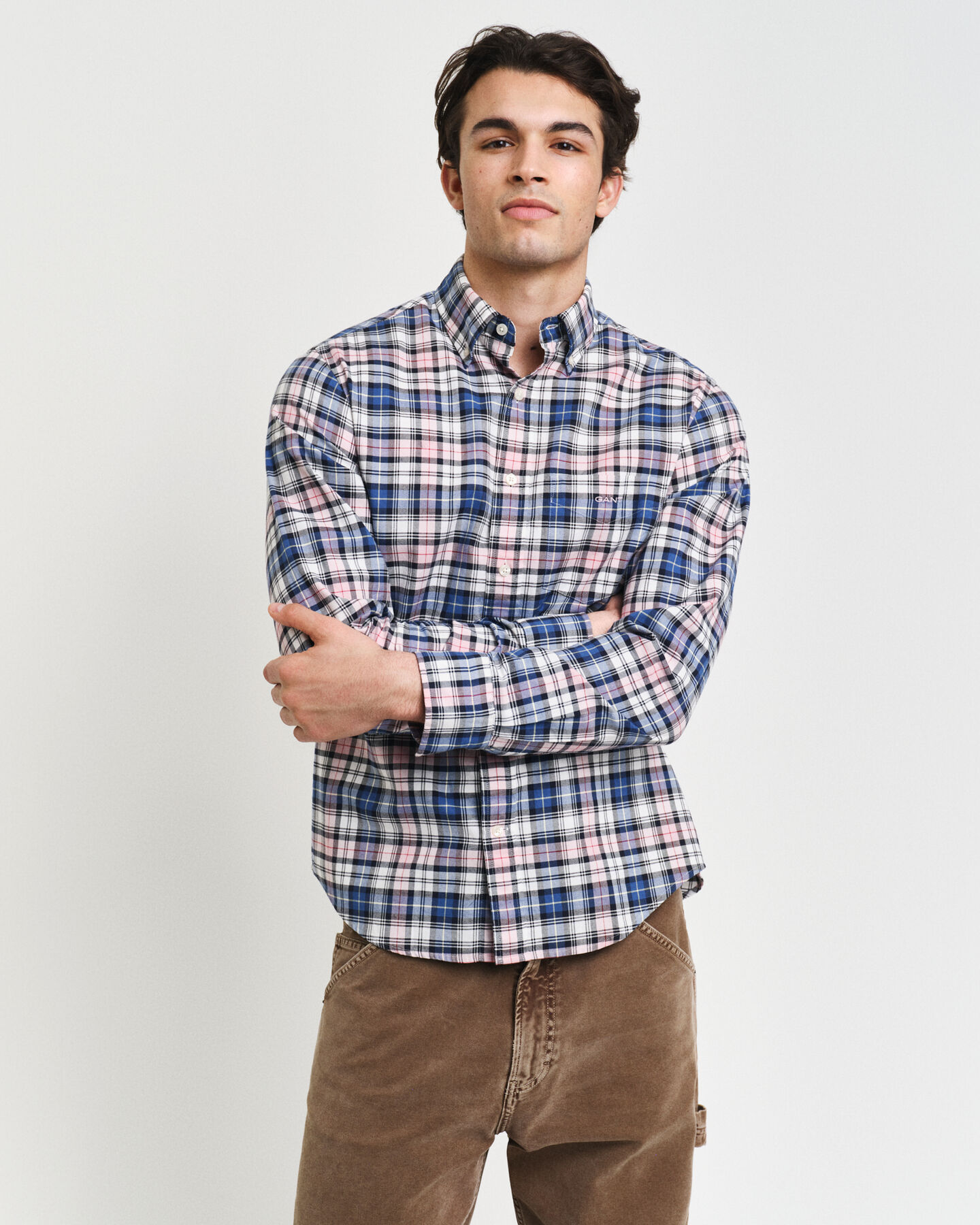 Camisa Oxford Regular Fit Archive a cuadros