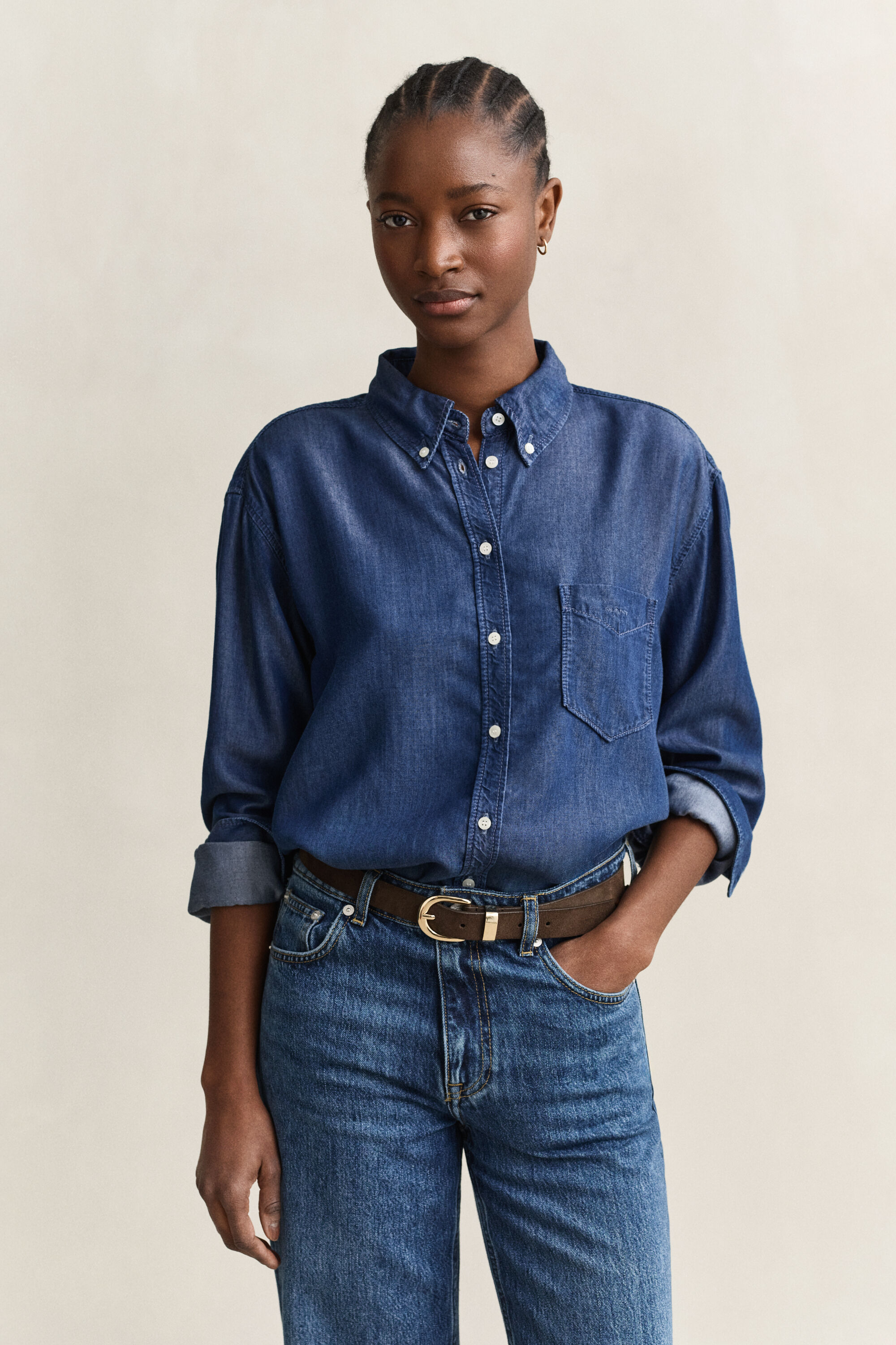 Camisa añil