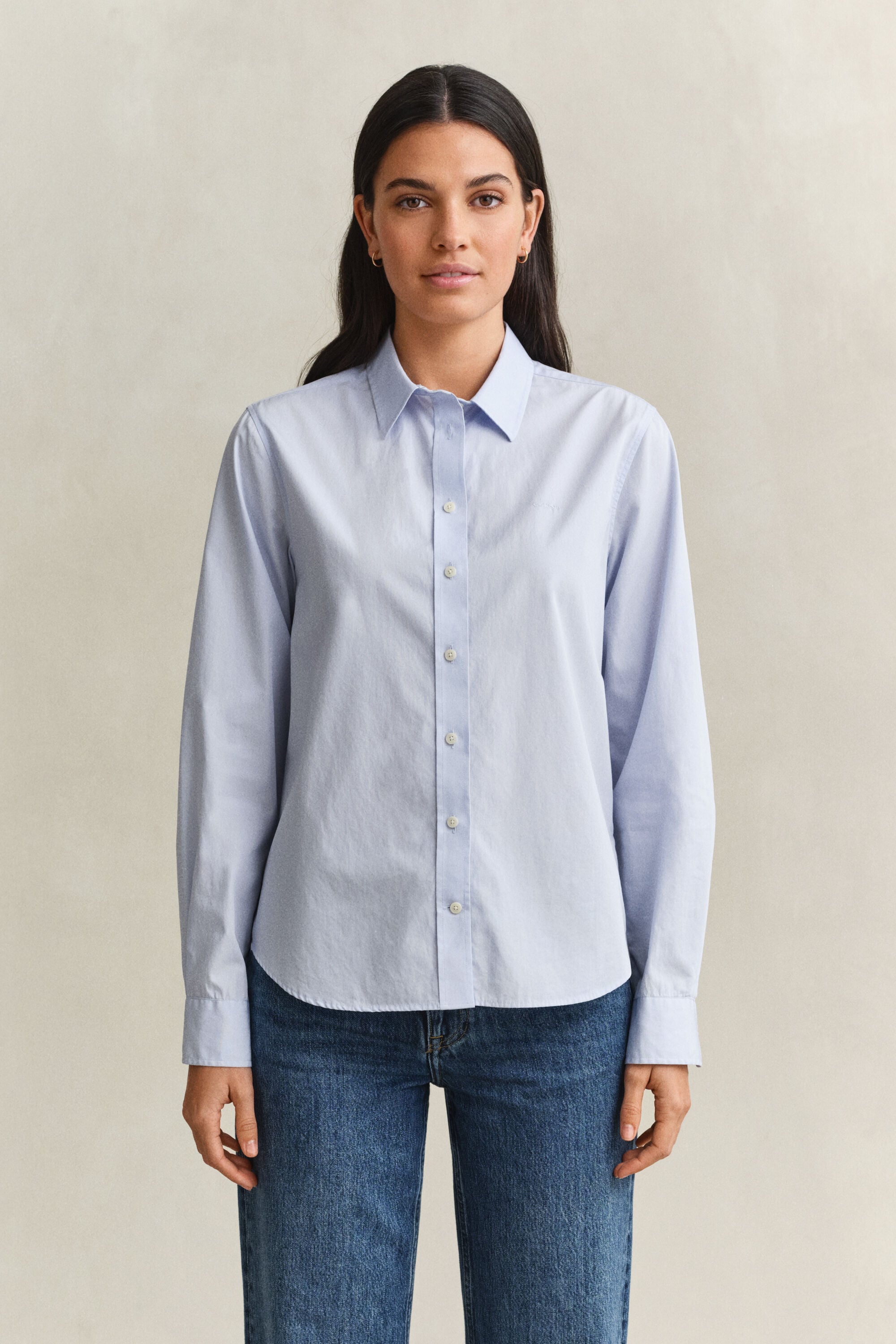 Camisa Regular Fit clásica de popelina