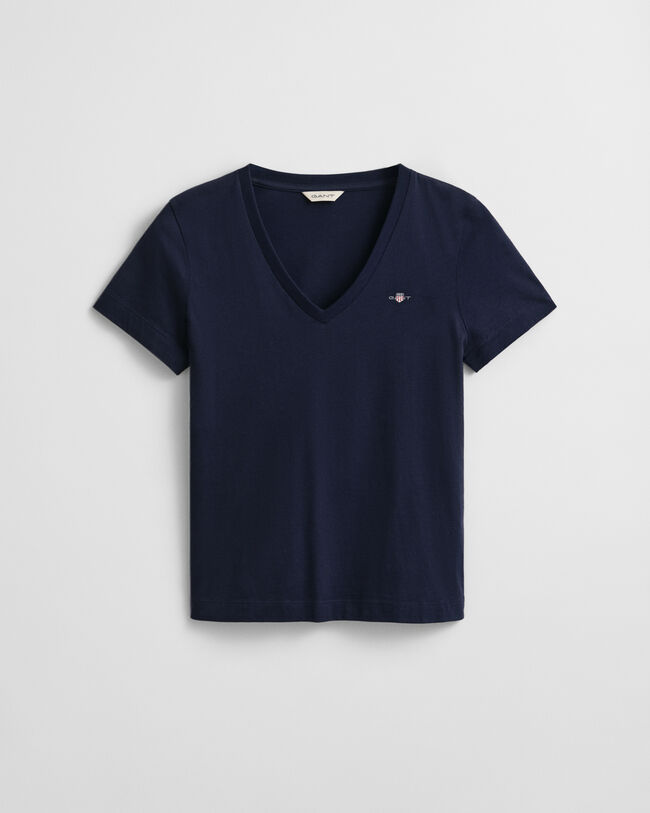 Camiseta Shield con cuello de pico