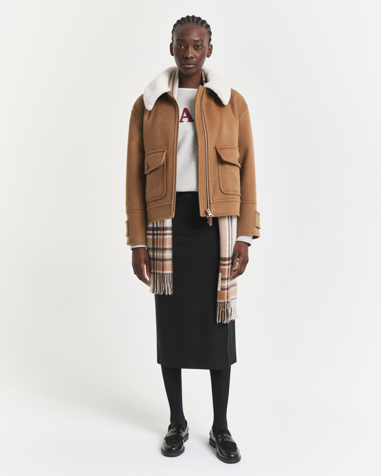 Falda de tubo de punto